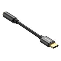 Baseus USB-C / 3,5 mm audio-adapterkabel CAHUB-EZ0G - Zwart - thumbnail