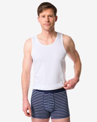 HEMA Herenboxers zigzag - 3 stuks donkerblauw (donkerblauw)