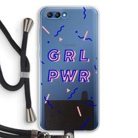 GRL PWR: Honor 10 Transparant Hoesje met koord