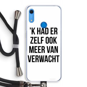 Meer verwacht: Huawei Y6s Transparant Hoesje met koord