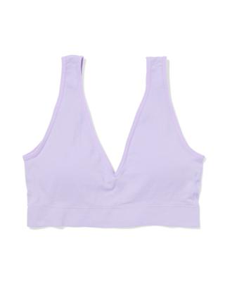 HEMA Voorgevormde Top Naadloos Zonder Beugel Lavendel (lavendel)