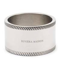 Riviera Maison Servetring zilver, Tafeldecoratie - RM Monogram