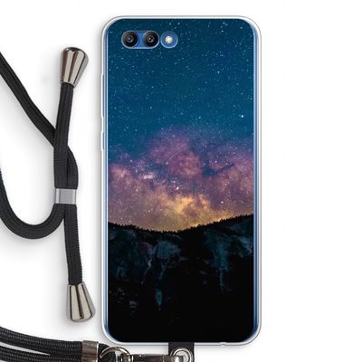 Travel to space: Honor 10 Transparant Hoesje met koord