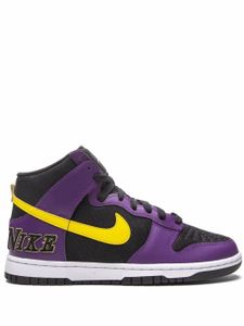 Nike baskets montantes Dunk 'Lakers' - Noir