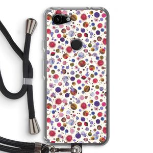Planets Space: Pixel 3a Transparant Hoesje met koord