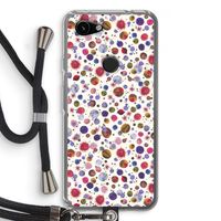 Planets Space: Pixel 3a Transparant Hoesje met koord