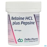 Betaine Hcl + Pesine V-caps 60 Deba