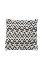 Missoni Home coussin en coton à motif zig-zag - Blanc - thumbnail