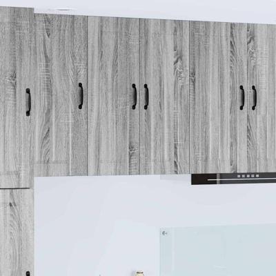 Keukenkast aan de muur met plank Grijs Sonoma 60 x 31 x 80 cm Keukenkast aan de muur met plank Grijs Sonoma 60 x 31 x 80 cm
