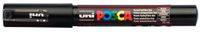 Uni POSCA paintmarker PC-1MC, 0,7 mm, zwart - thumbnail