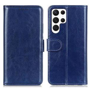 Samsung Galaxy S24 Ultra Wallet Case met Magnetische Sluiting - Blauw