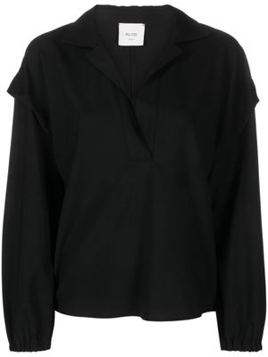 Alysi blouse à effet d'épaules descendues - Noir