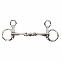 Pagony Baucher bit dubbel zilver maat:13,5