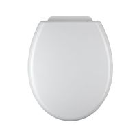 Toiletzitting Allibert Stability Afklikbaar 38x5x45,5 cm Soft-Close Kunststof Wit Allibert