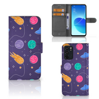 OPPO Reno6 5G Wallet Case met Pasjes Space - thumbnail