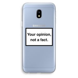 Your opinion: Samsung Galaxy J3 (2017) Transparant Hoesje