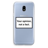 Your opinion: Samsung Galaxy J3 (2017) Transparant Hoesje