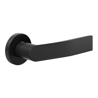 DND handles DND Kind Of deurkruk op rond rozet - mat zwart