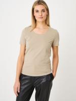 Basic katoenen T-shirt met ronde hals