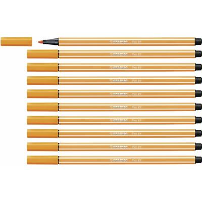 Markeerstiften Stabilo Pen 68 Oranje (10 Onderdelen)