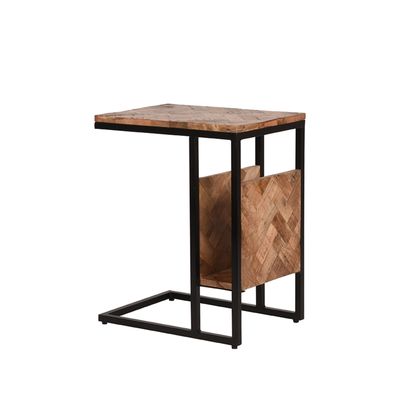 LABEL51 Bijzettafel Shift - Rough - Mangohout - One Size