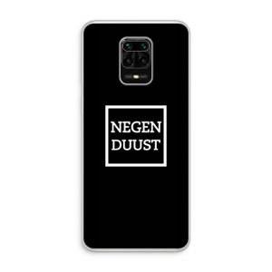 Negenduust black: Xiaomi Redmi Note 10 Lite Transparant Hoesje
