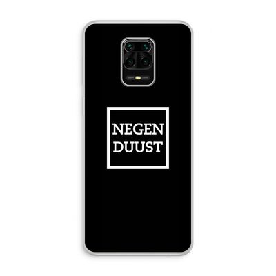 Negenduust black: Xiaomi Redmi Note 10 Lite Transparant Hoesje