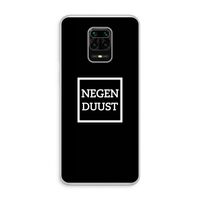 Negenduust black: Xiaomi Redmi Note 10 Lite Transparant Hoesje