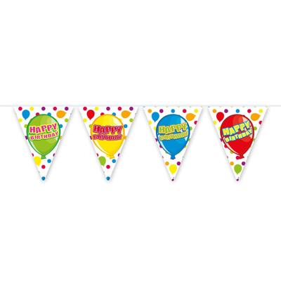 Folat BV Vlaggenlijn happy birthday, 6mtr.