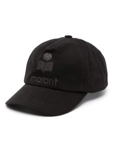 ISABEL MARANT casquette en coton à logo imprimé - Noir