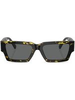 Versace Eyewear Medusa Head rectangle-frame sunglasses - Vert