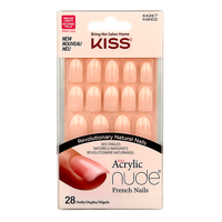 Kiss French nude acrylic nails graceful 1 Set