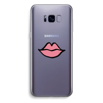 Kusje: Samsung Galaxy S8 Plus Transparant Hoesje