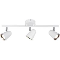 LED Plafondspot Trion Toluno - 3-Lichts - Mat Wit - 9W - 3000K Warm Wit