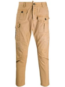 DSQUARED2 pantalon fuselé à poches cargo - Tons neutres