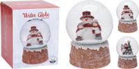 Waterbal 100mm winter kind kerstversiering - Nampook