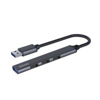 SAVIO AK-70 USB-A hub - 3 × USB-A 2.0, 1 × USB-A 3.1 GEN 1, 4-in-1, 5 Gbps