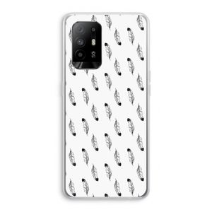 Pluimen: Oppo A94 5G Transparant Hoesje
