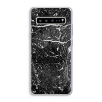 Zwart marmer: Samsung Galaxy S10 5G Transparant Hoesje