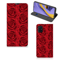 Samsung Galaxy A51 Smart Cover Red Roses - thumbnail