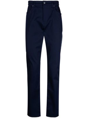 Moschino pantalon à coupe droite - Bleu
