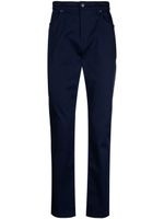 Moschino pantalon à coupe droite - Bleu
