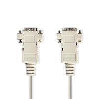 Nedis VGA-Kabel | VGA Male | VGA Male | Vernikkeld | Maximale resolutie: 1024x768 | 2.00 m | Rond | ABS | Ivoor | Label - CCGL59001IV20