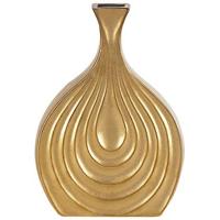 Beliani - THAPSUS - Decoratieve vaas - Goud - 25 cm - Keramiek