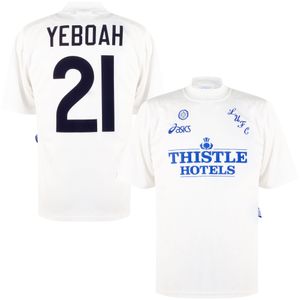 Asics Leeds United Shirt Thuis 1995-1996 + Yeboah 21