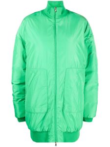 Patrizia Pepe veste bomber oversize à design matelassé - Vert