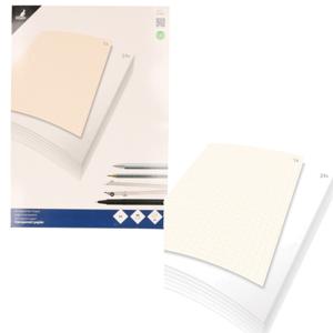 A3 overtrekpapier / transparant tekenpapier - 5x - 24 vellen - 80 grams