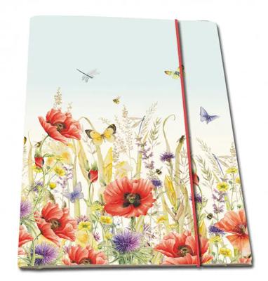 Portfoliomap A4: Klaprozen, Janneke Brinkman-Salentijn