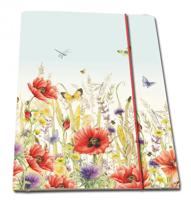 Portfoliomap A4: Klaprozen, Janneke Brinkman-Salentijn