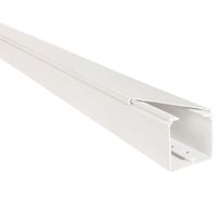 Kabelgoot wit 40x40mm halogeenvrij RAL 9010 in folie verpakt Canalit 958720